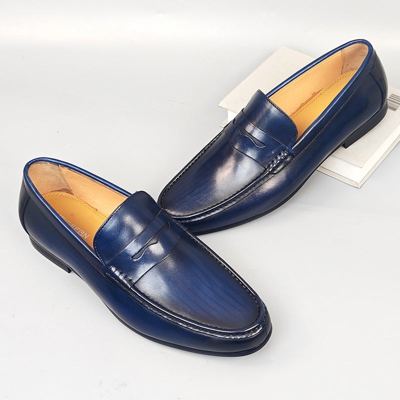 Male Soft Bottom Surface Lazy Without Shoelaces Men's Casual Shoes