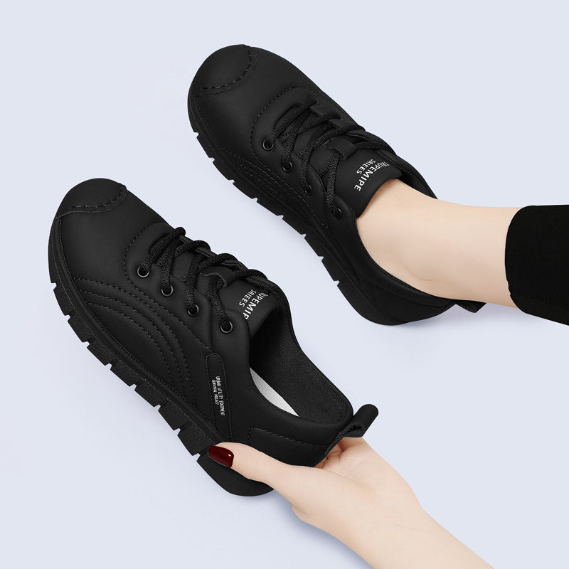 Women's Soft Bottom Surface Bread Comfortable Flat Sneakers