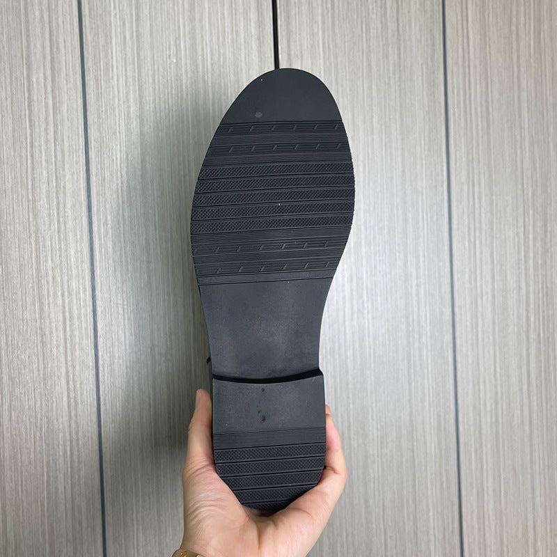 Men's Small From Stylish Lightweight Slip-on Breathable Leather Shoes