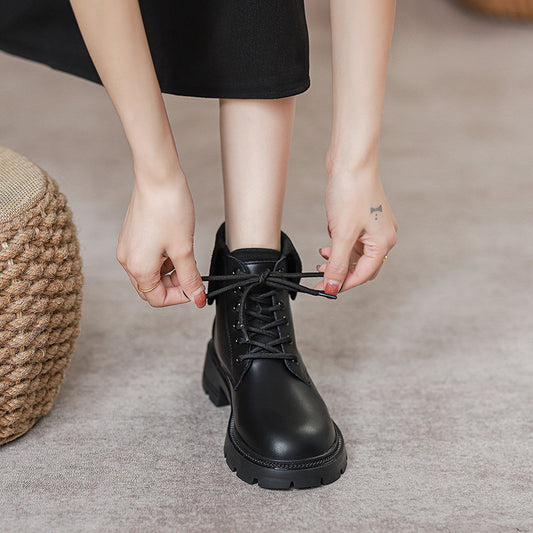 Women's Sweet Cool Style Platform Ankle Dress Boots