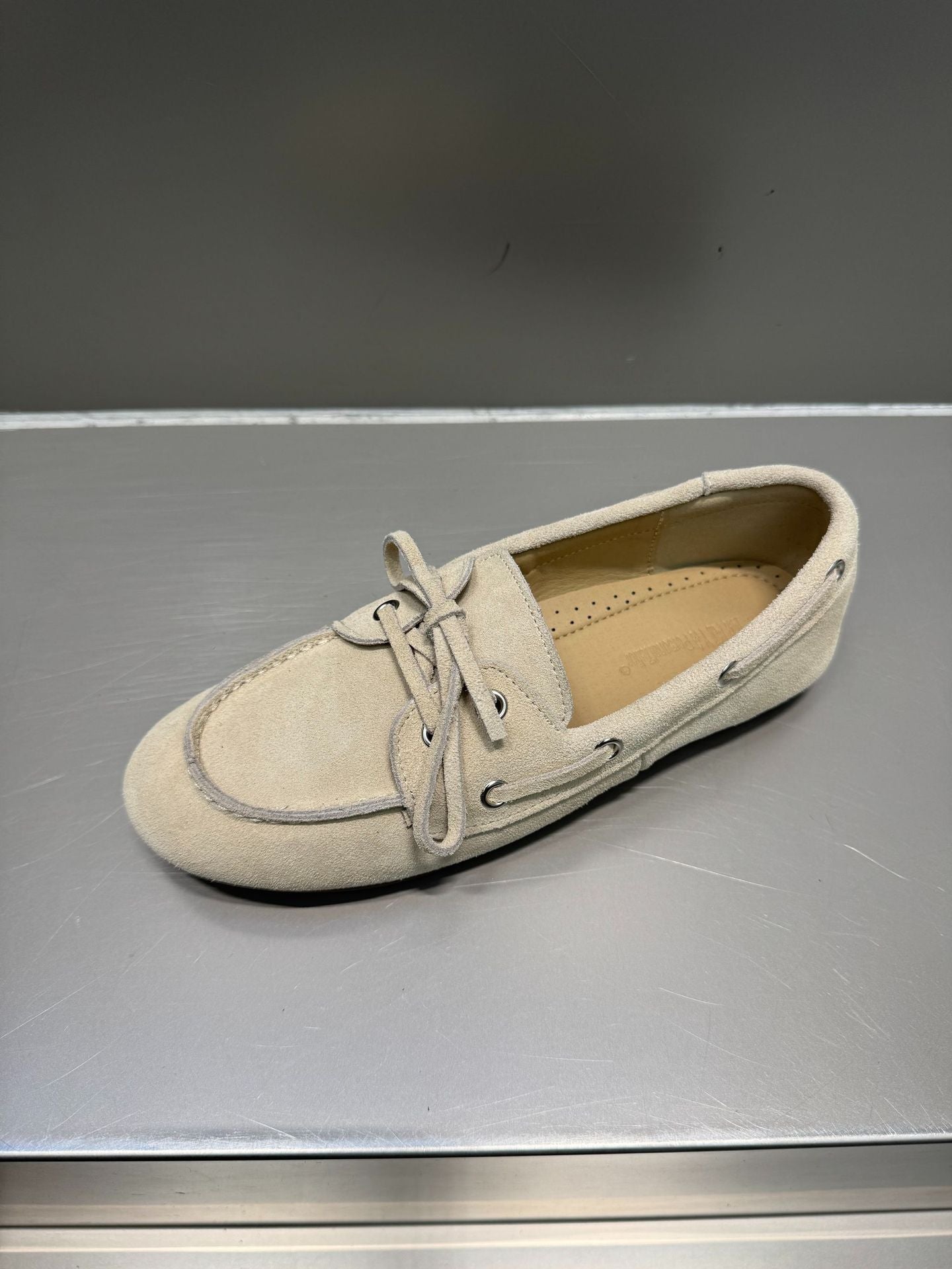 Women's Style Lace Up Round Toe Flat Slip-on Loafers