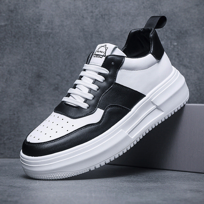 Men's Simple Air Force Niche Board Black Sneakers