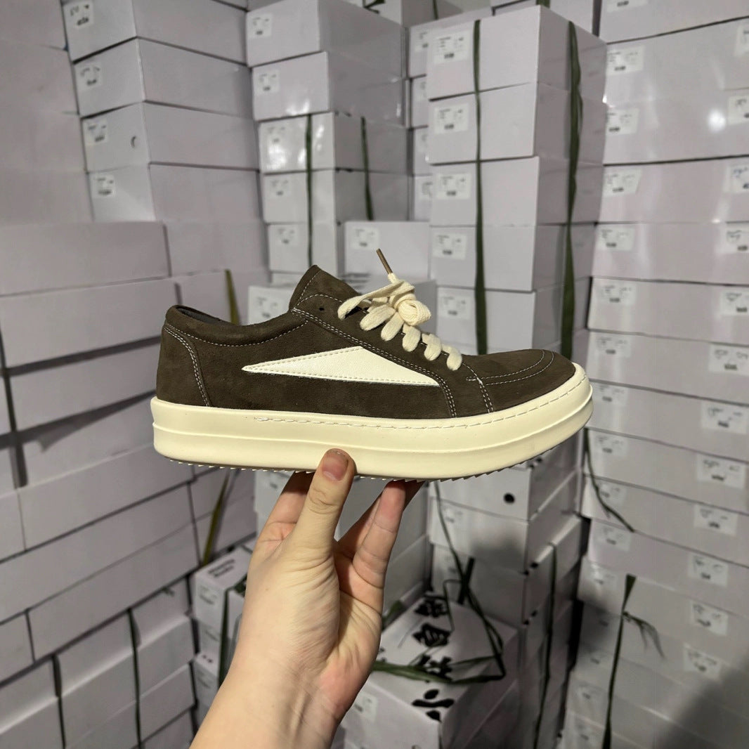 Men's American High Street Fashion Black Niche Sneakers