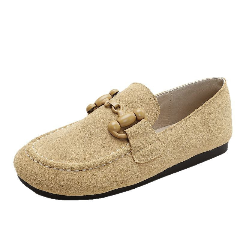 Su Spring Buckle Retro Platform Comfort Women's Casual Shoes