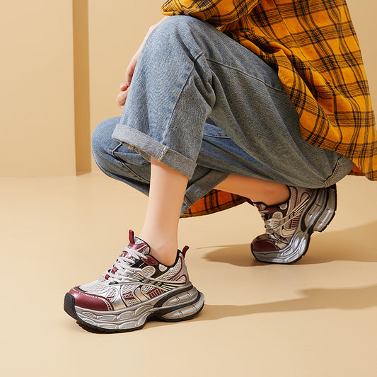 Women's Elevator Suction Film Bottom Dad Autumn Sneakers