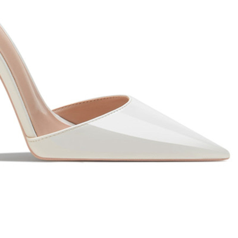 Women's Pointed Toe Shallow Mouth Stiletto High Heeled Sandals