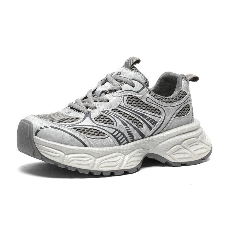 Women's Dad Lace Up Fashion Running Breathable Women's Sports Shoes
