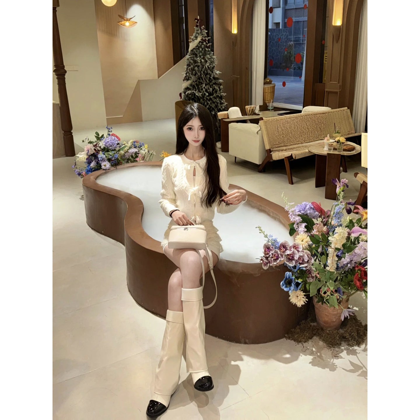 Women's Common Style Knight Classic Below The Knee Big Tube Circumference Boots