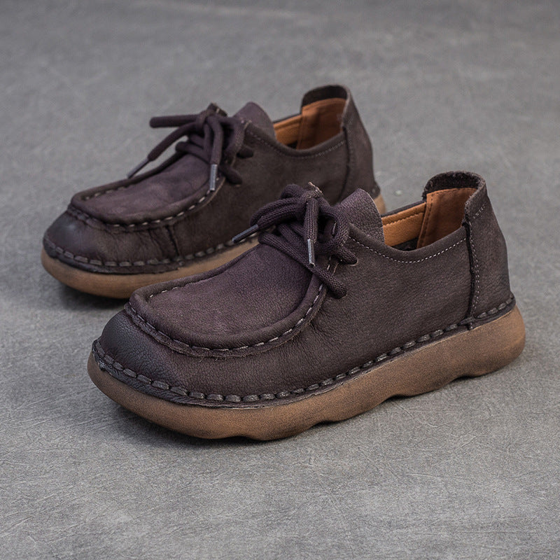 Women's Comfortable Versatile Single-layer Commuter Retro Style Men's Shoes