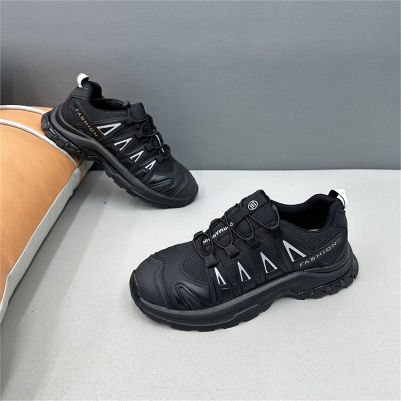 Men's Platform Korean Color Matching Comfortable Breathable Casual Shoes