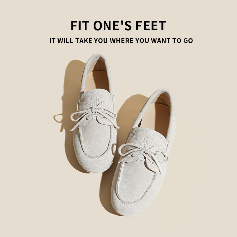 Women's British Style Authentic Bow Slip-on Fashion Loafers