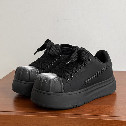 Women's & Men's Niche Shell Toe Big Platform Trendy Men's Sports Shoes