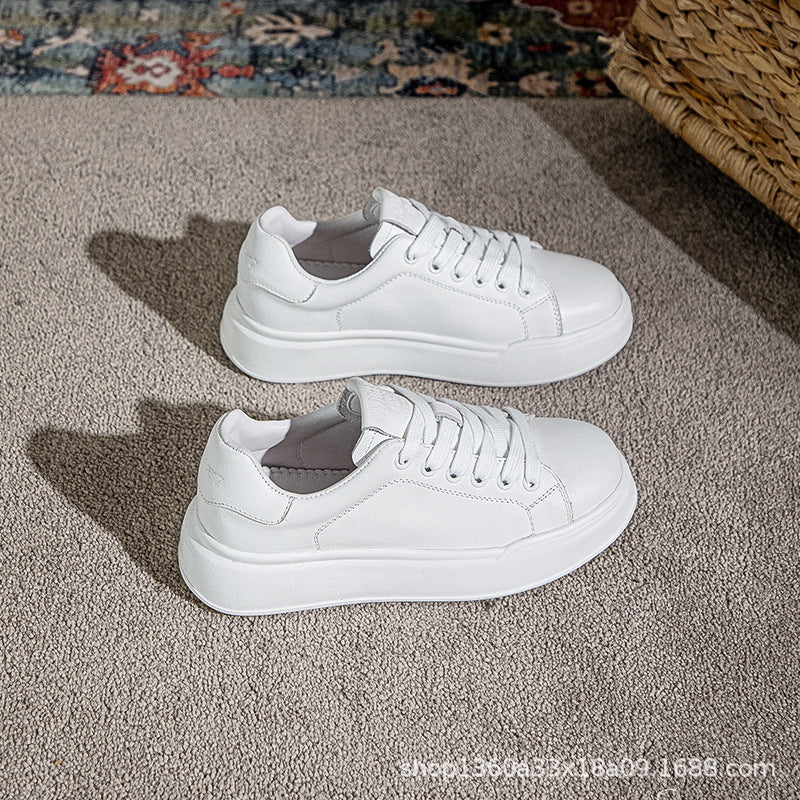 Women's Autumn White Inner Match Skirt Light Delicate Slimming Women's Casual Shoes