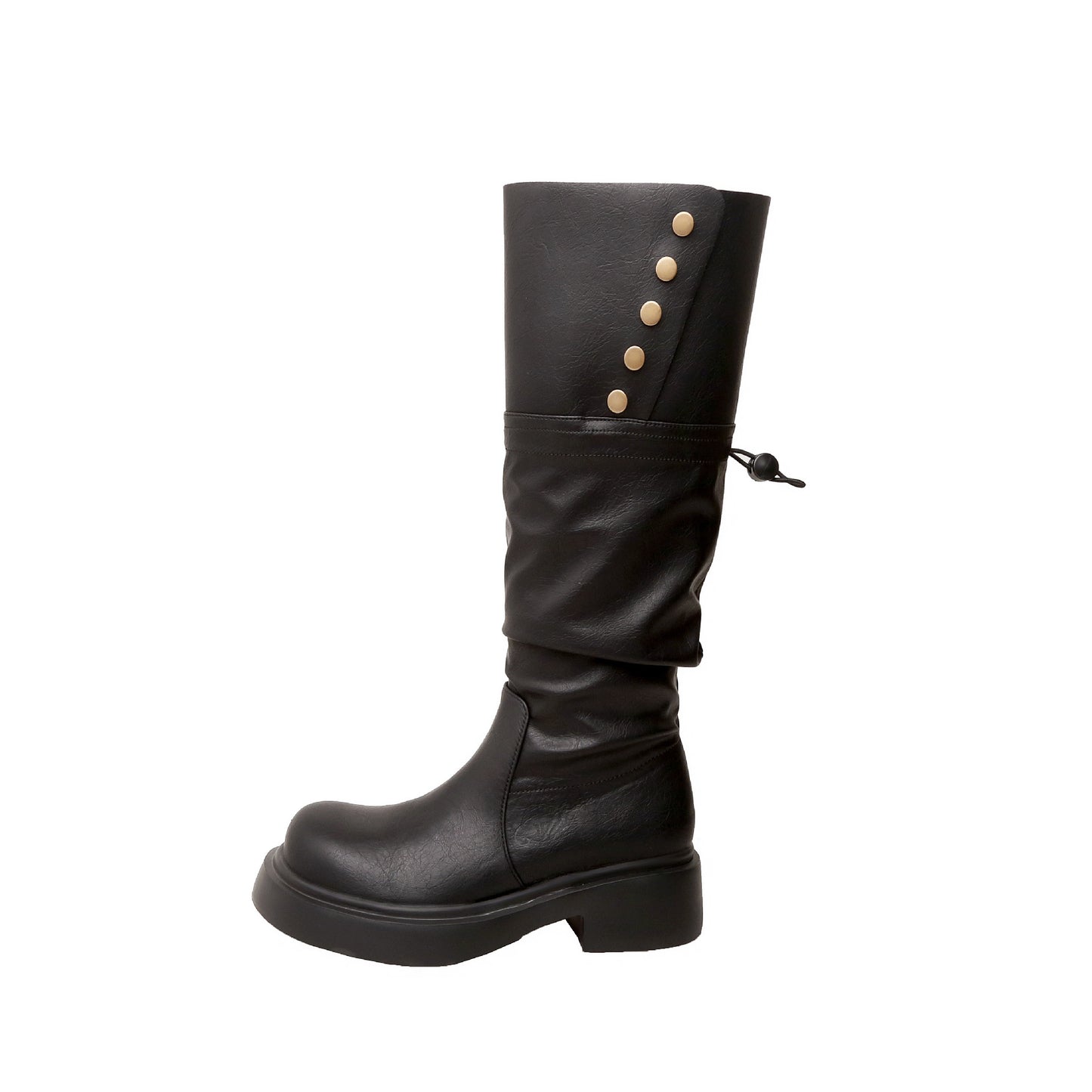 Easy Matching Female Hidden Elevator Chunky Heels