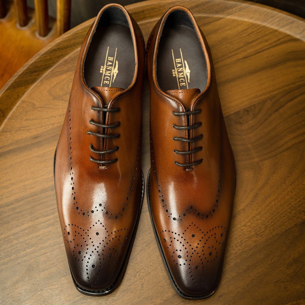 Men's Style Formal Wear Top Layer Cowhide Men's Business Leather Shoes