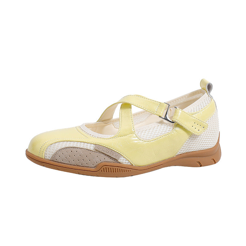 Women's Genuine Elevator Mesh Breathable Lightweight Soft Sneakers