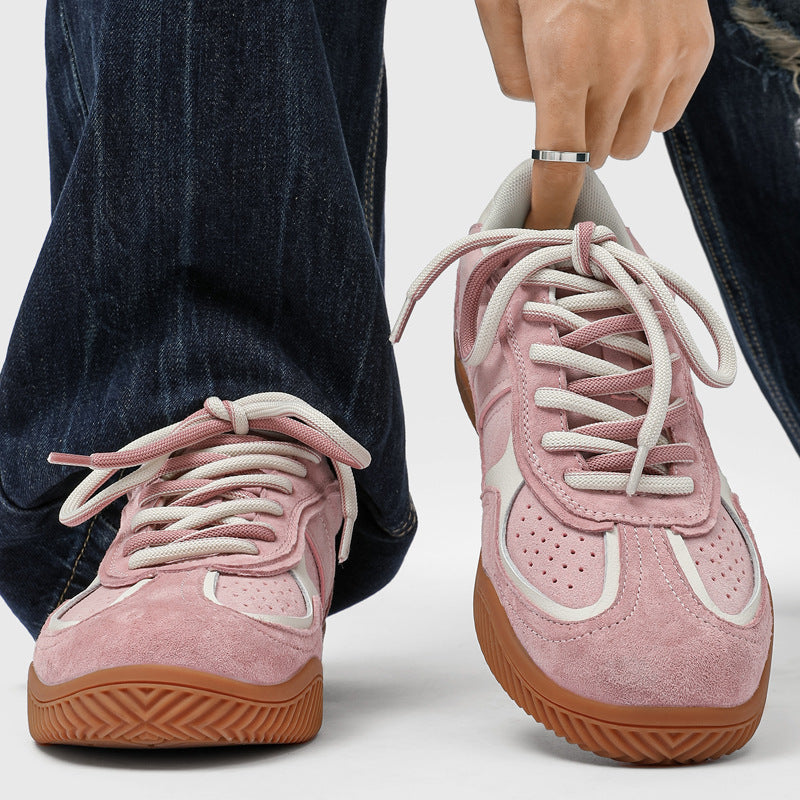 Men's Flat Suede British Style German Training Men's Board Shoes