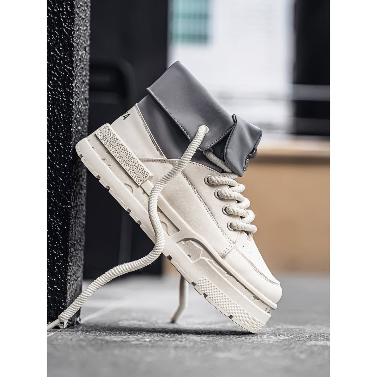 Classic Attractive Men's Platform Invisible Size Men's Canvas Shoes