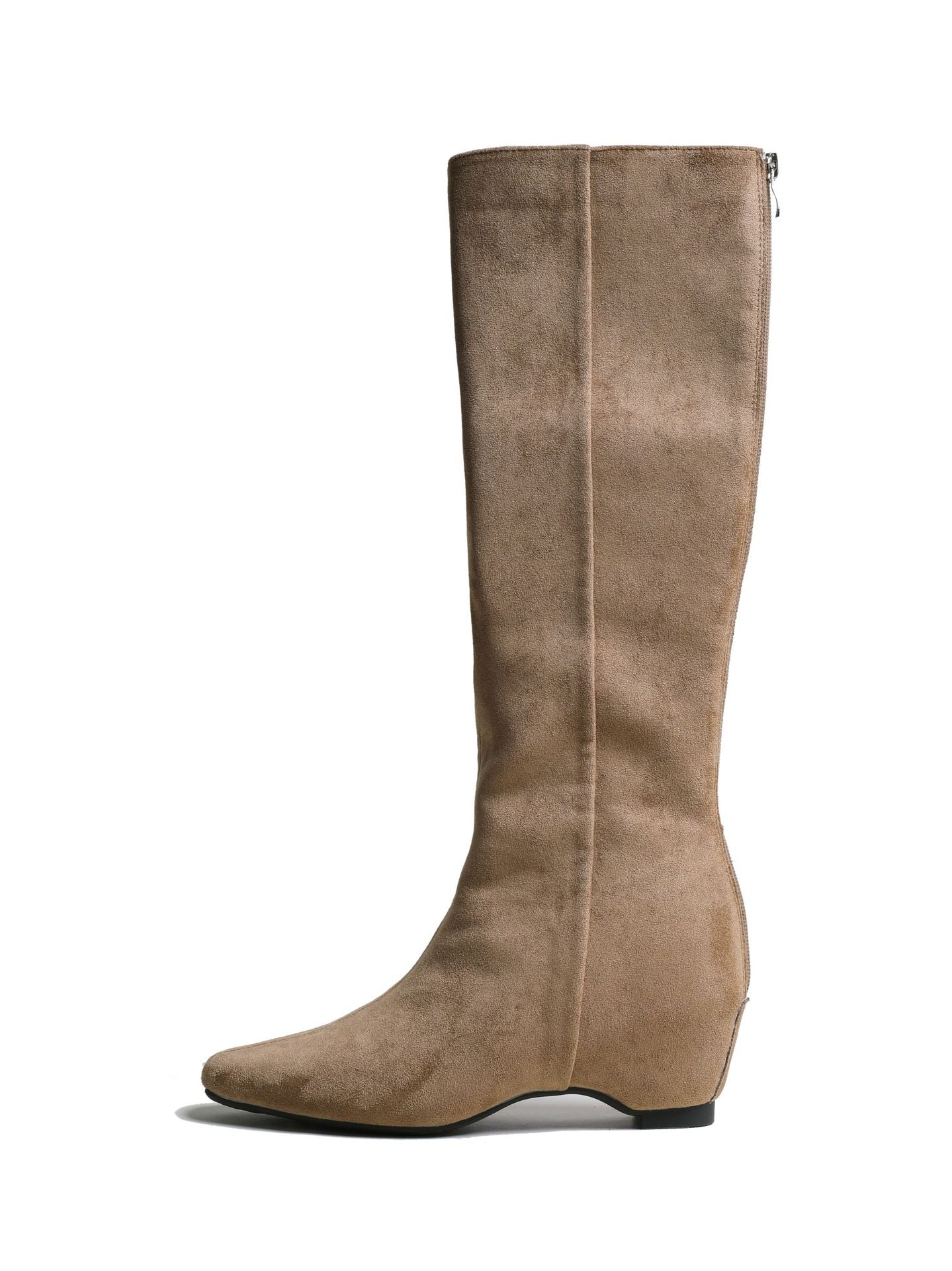 Women's Increasing Insole Black Plus Veet Skinny High Boots