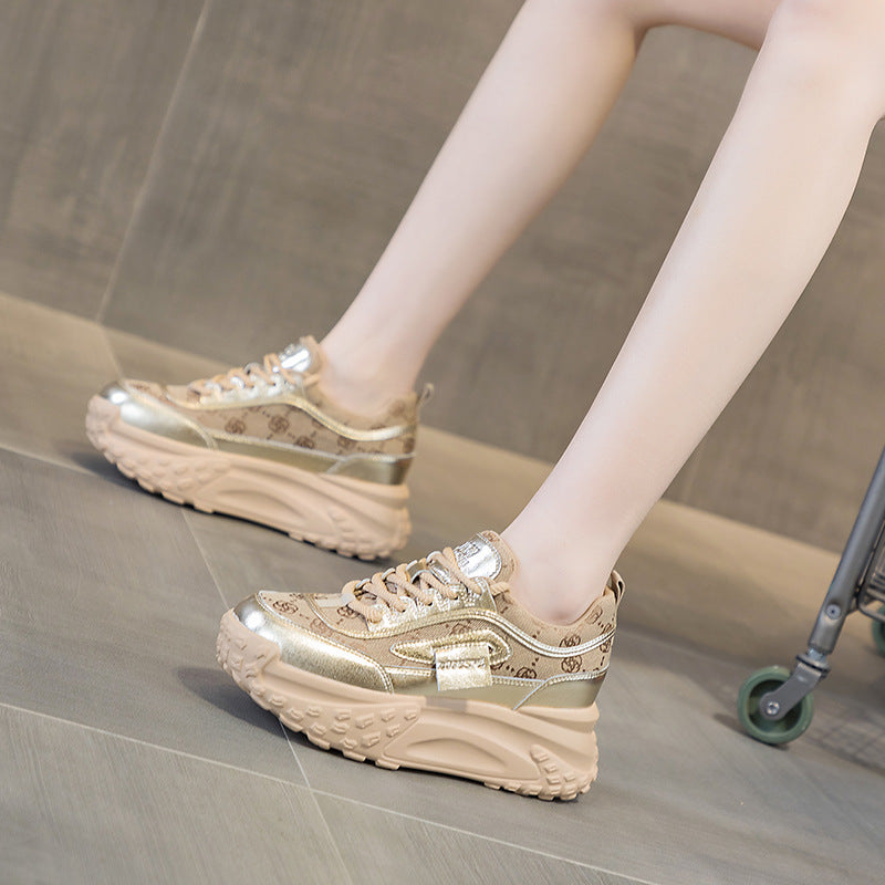Insole Dad Female Classic Style Spring Show Feet Small Lightweight Women's Casual Shoes