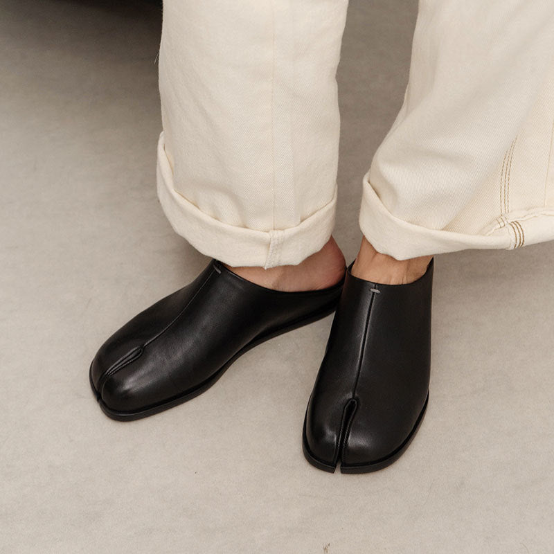 Women's Chunky Low Fashion Split Toe Trotter Women's Shoes