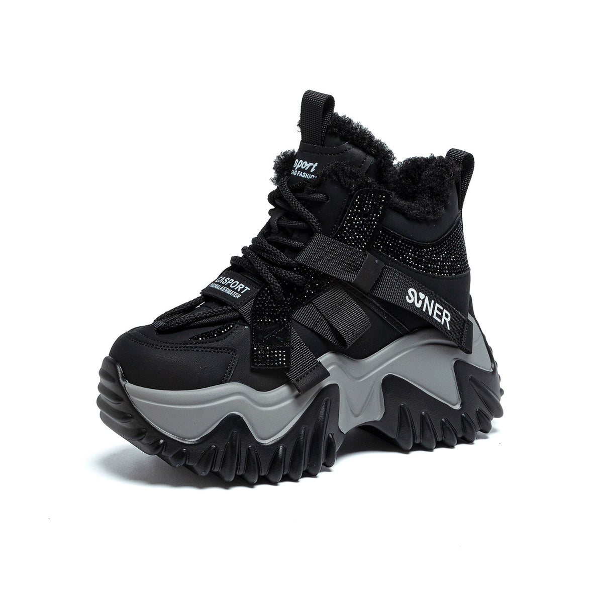 Women's Slugged Bottom Muffin Height Increasing Sports Women's Shoes