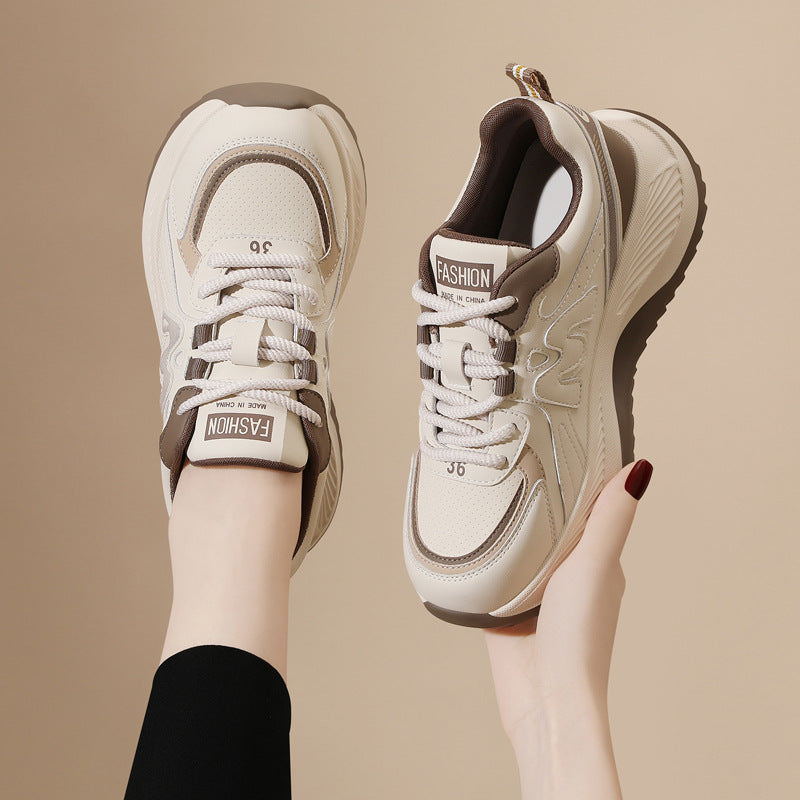 Women's Autumn Thick-soled Shock Absorbing Running Portable Women's Shoes