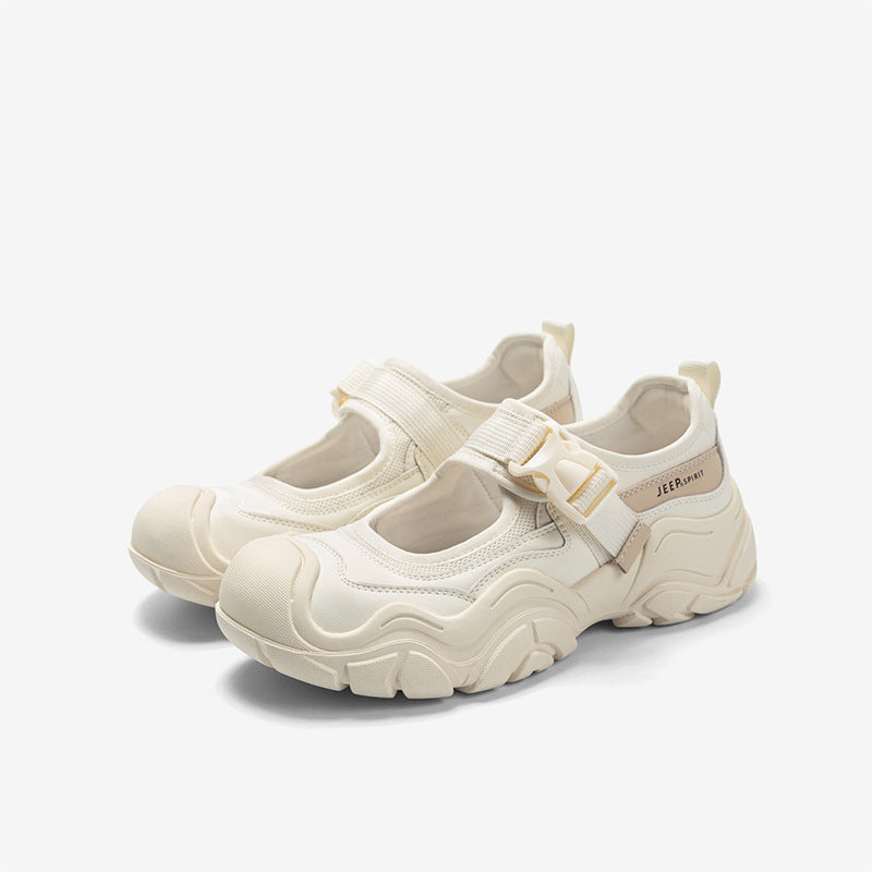 Women's Platform Sports Summer Hollow Outdoor Soft Bottom Wading Toe Cap Sandals