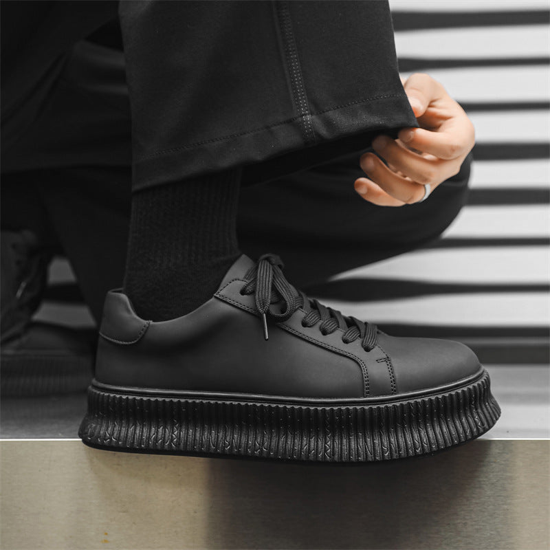 Men's Trendy Platform Hight Increasing Board Biscuit Casual Shoes