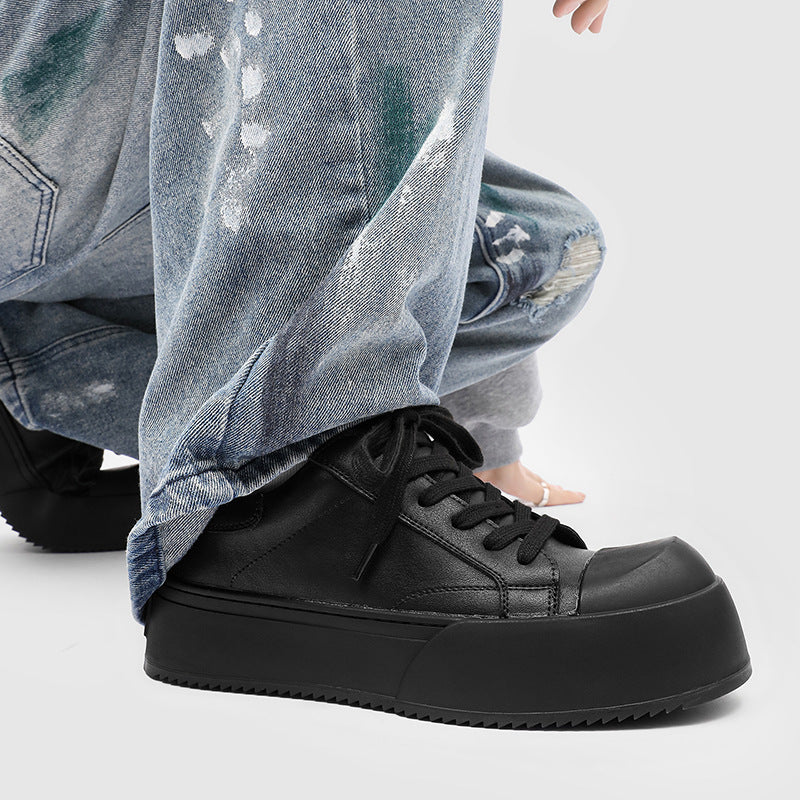 Men's Design Simple Personalized Platform Trendy Men's Casual Shoes