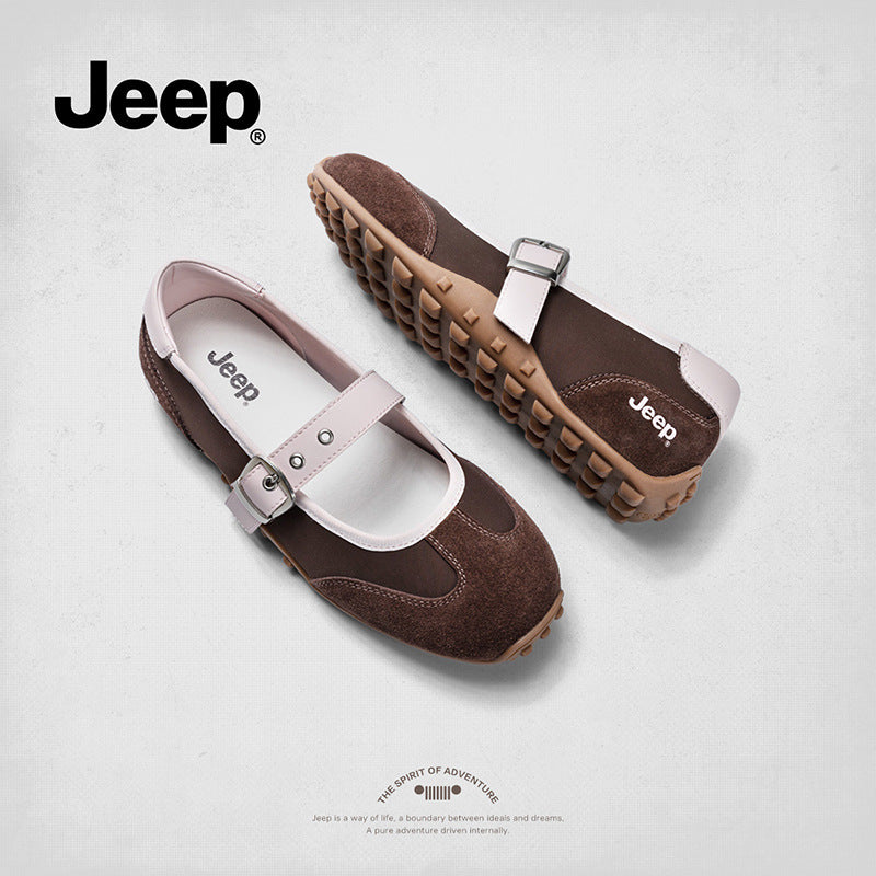Women's Jeep French Style Mary Jane Lightweight Women's Casual Shoes