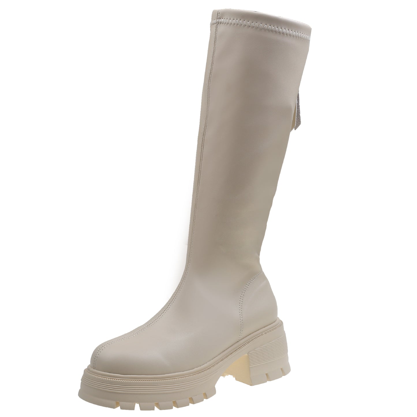 Women's Thick Bottom High Leg Small Below The Knee Boots