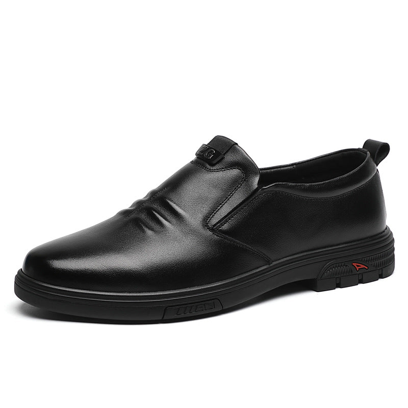 Men's Layer Cowhide Trendy British Business Fashion Casual Shoes