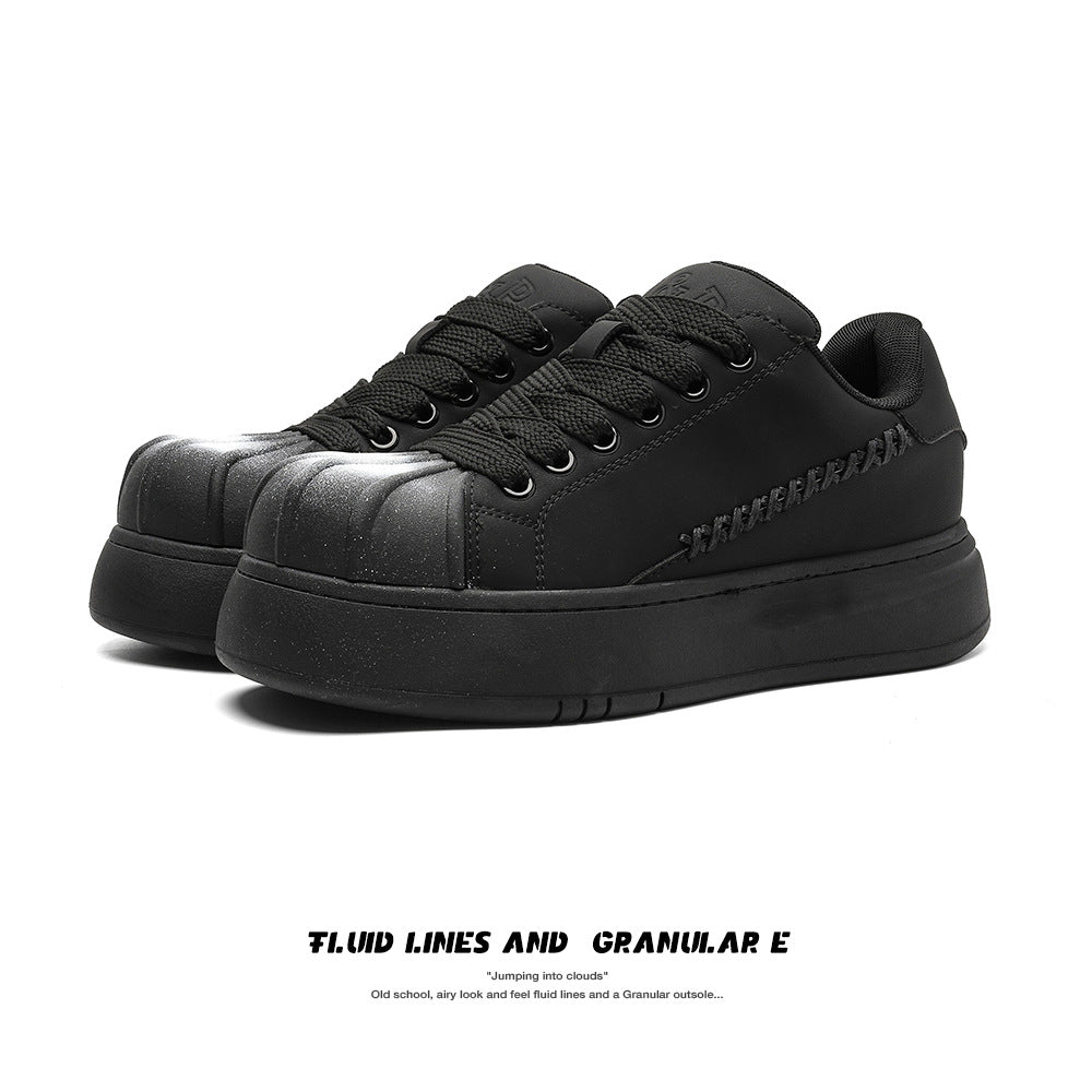 Women's & Men's Board Soft Back Thick Elevator Wild Men's Shoes