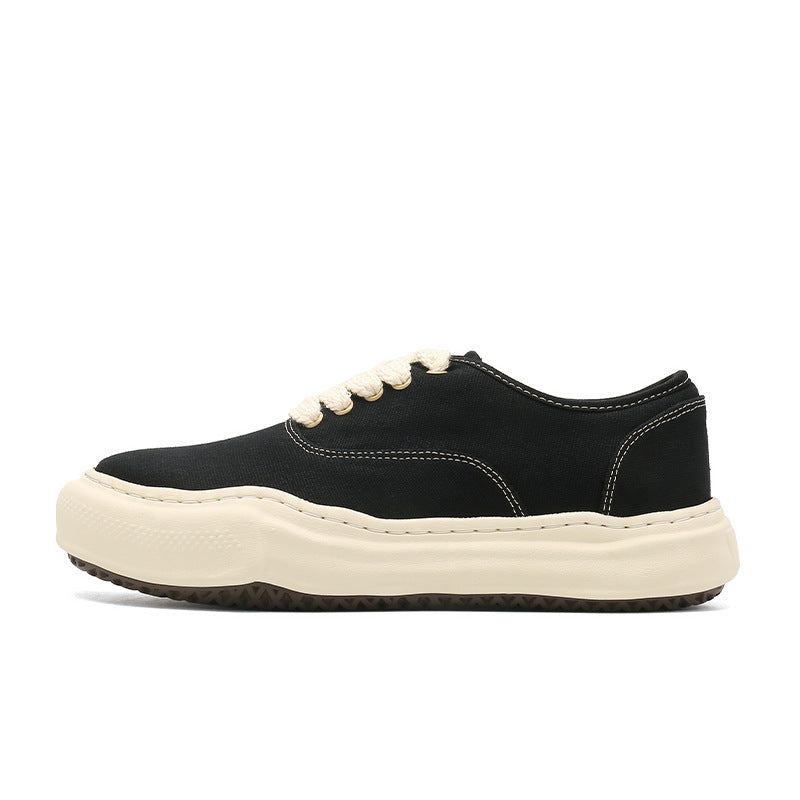 Women's & Men's Irregular Thick-soled Dissoed Fashionable Canvas Shoes