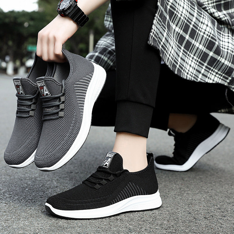 Men's Trendy Soft Bottom Running Breathable Sneakers