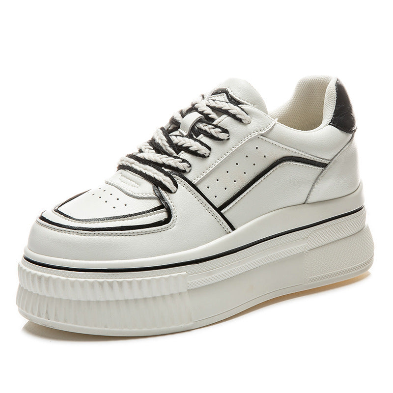 Women's Heightened Easy Wear Sports Style Board Casual Shoes