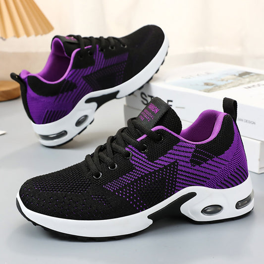 Women's & Men's Autumn Flying Woven Sports Source Air Casual Shoes