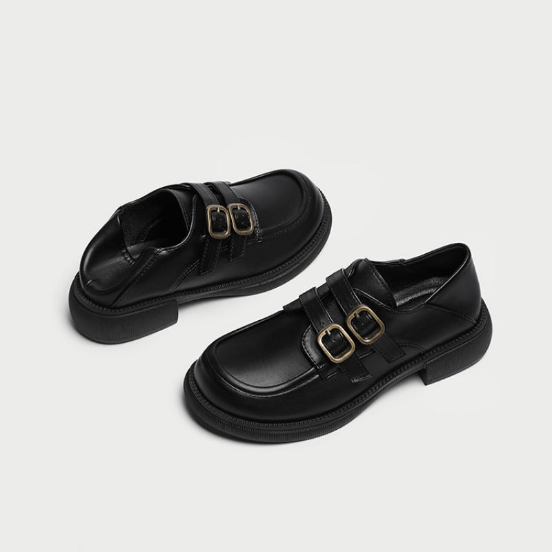 Women's Soft Bottom Black For Slip-on Chunky Women's Shoes