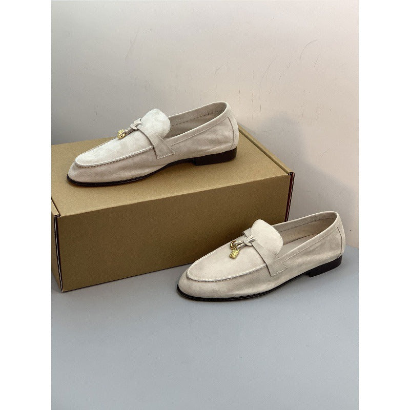 Women's Early Spring Original Single Genuine Retro Slip-on Loafers