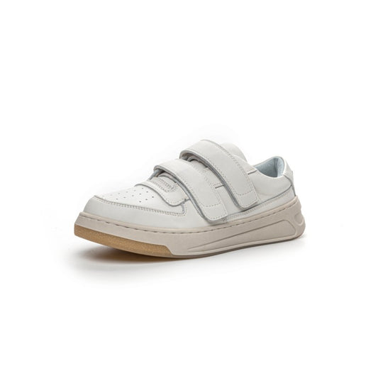 Women's & Men's Platform Board Nana Velcro White Height Casual Shoes