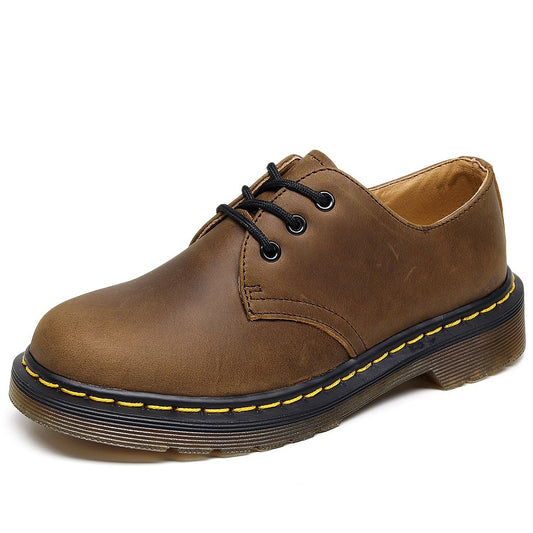 Women's & Men's First Layer Low Top Crazy Horse Brown Boots
