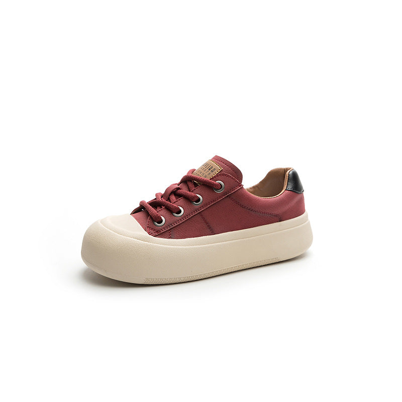 Women's Platform Authentic British Style Retro Flat Women's Shoes