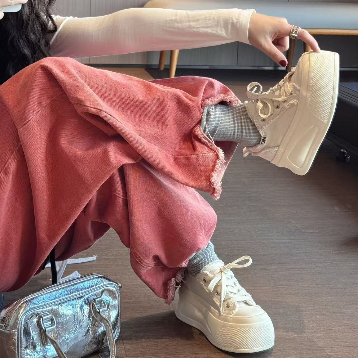 Women's Rhyme Thick Bottom Early Spring Versatile Women's Casual Shoes