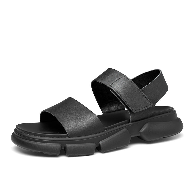 Men's Genuine Fashionable Summer Platform Beach Velcro For Sandals