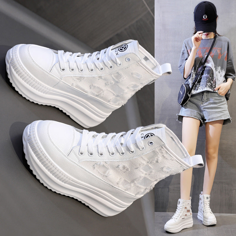 Women's Short Thin Dr. Martens Thick Bottom Casual Shoes
