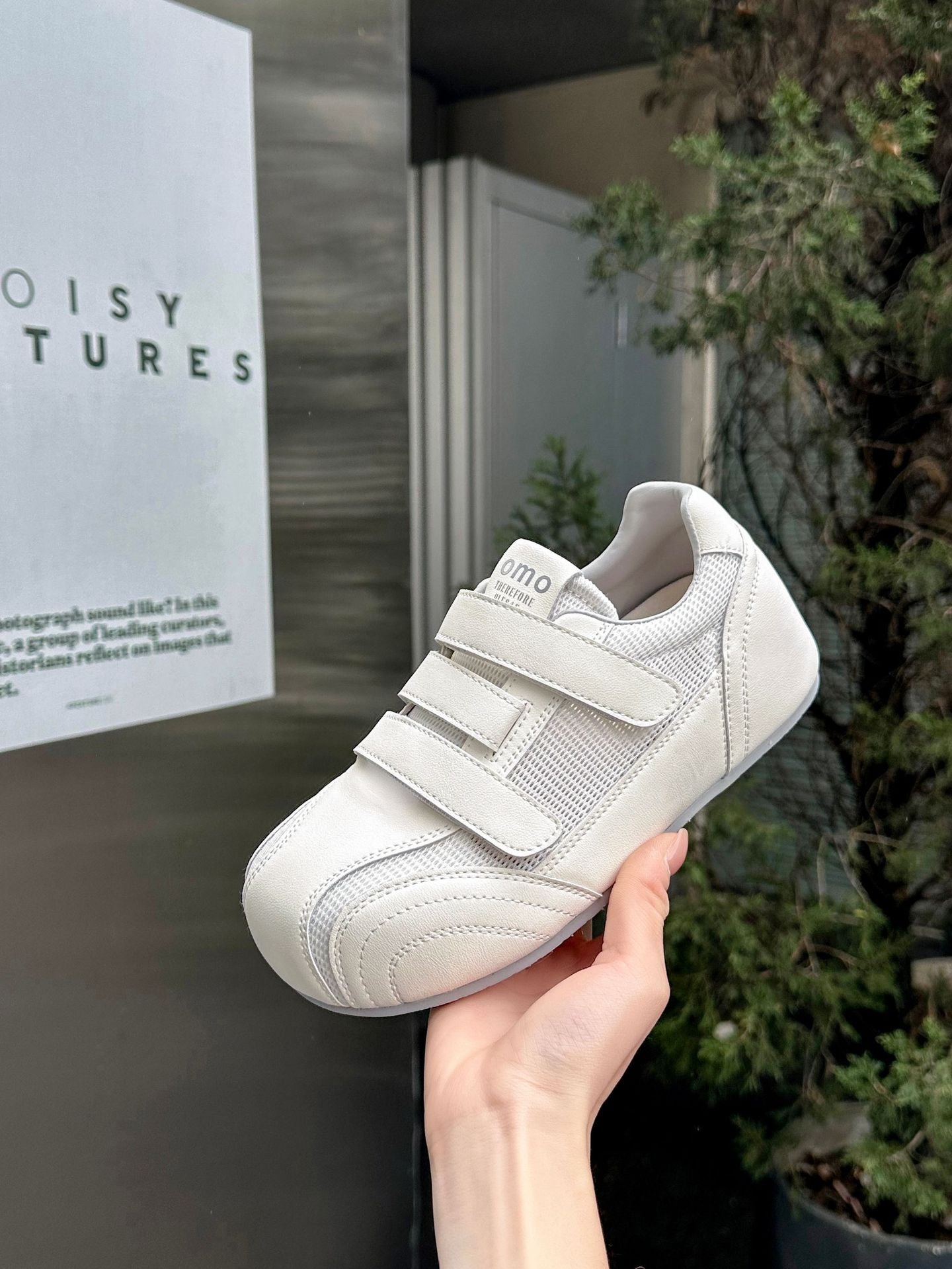 Women's Summer Platform Hidden White German Training Velcro Versatile Casual Shoes