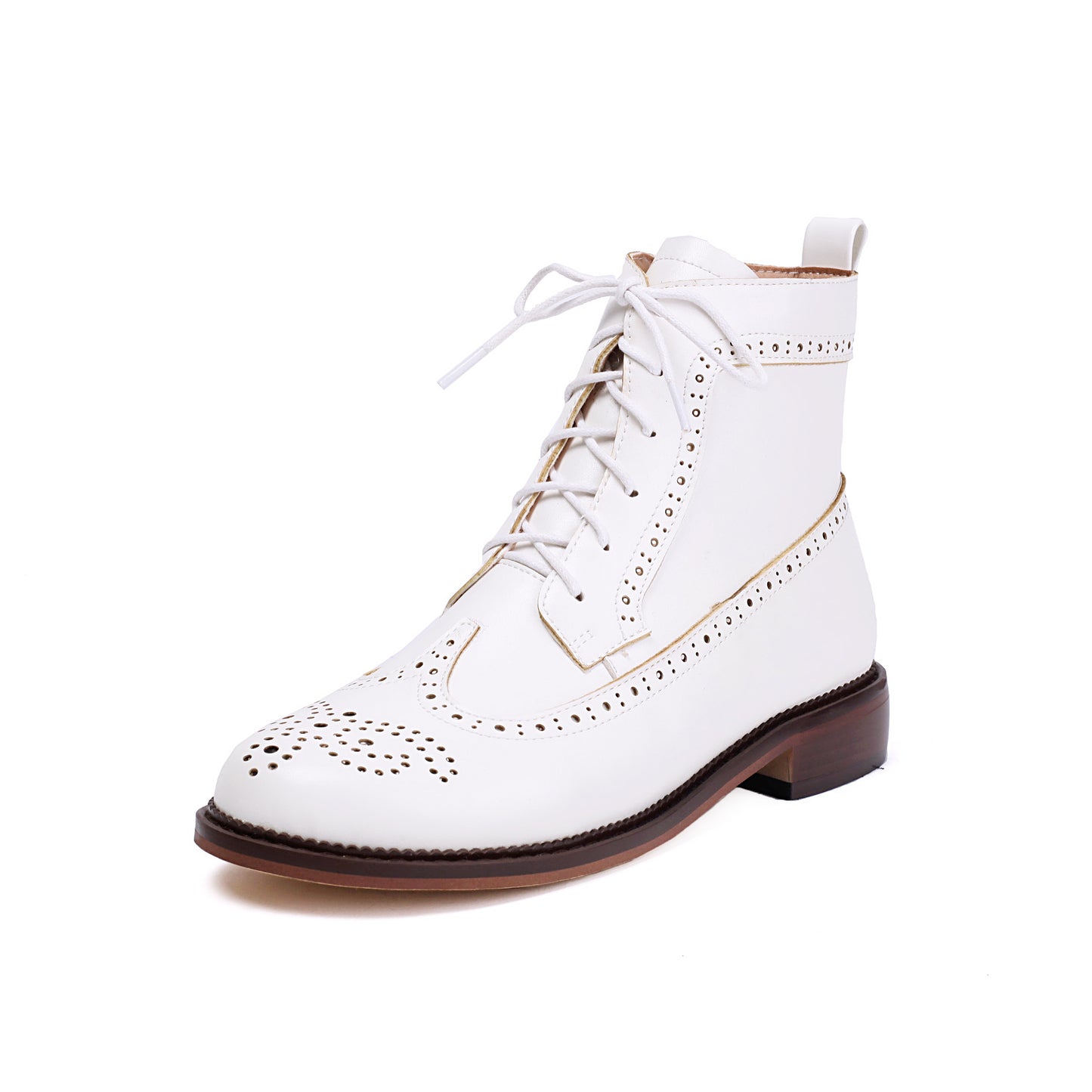 Large Size Spring Chelsea Vintage British Burnt Martin Women's Leather Boots
