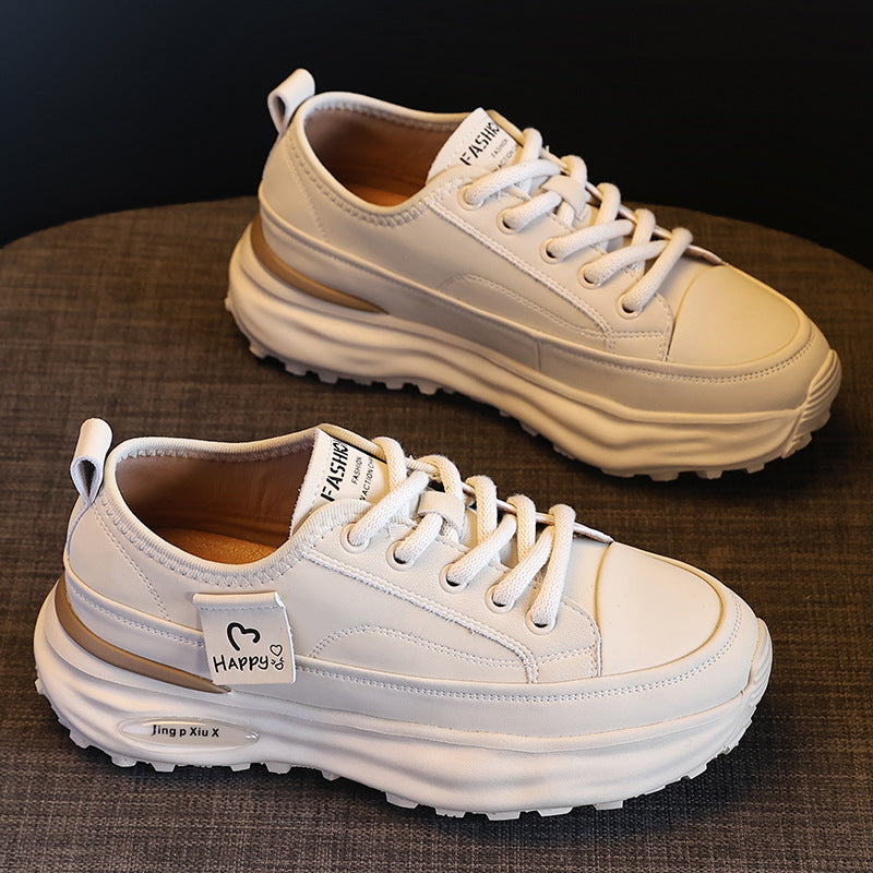 Women's White Spring Flat Sports Foam Light Women's Casual Shoes