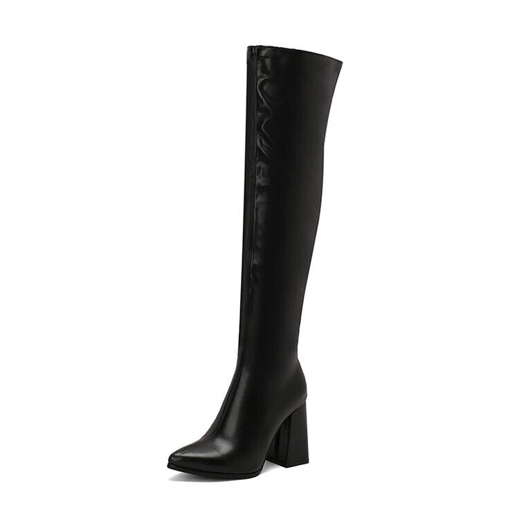 Women's Platform Skinny High Tall Knight Heels